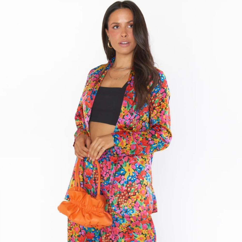 Show Me Your Mumu Floral Felix Blazer in Garden Glow size XS NWT